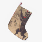 Petite Chaussette De Noël Krampus Kidnap Personnes Ski Switch Hiver (Devant (Accrochage))