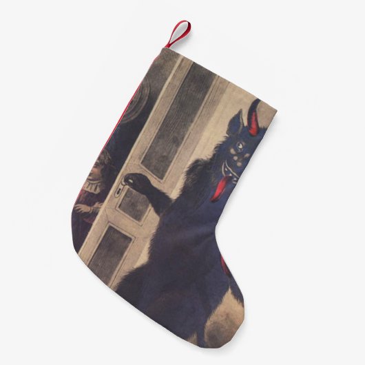 Petite Chaussette De Noël Krampus Kidnapping (Devant (Accrochage))