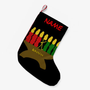 Petite Chaussette De Noël Kwanzaa Art Noël Stocking
