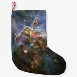 Petite Chaussette De Noël La montagne mystique en Carina Nebula Espace Hubbl