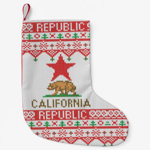 Petite Chaussette De Noël La République de la Californie concernent le
