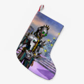 PETITE CHAUSSETTE DE NOËL LA VEILLE D'UN CYBORG DU NOUVEL AN (Devant (Accrochage))