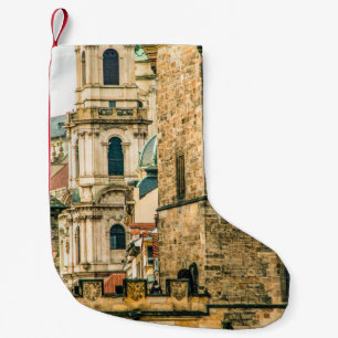 Petite Chaussette De Noël La vieille ville de Pragueantique, architecture, b