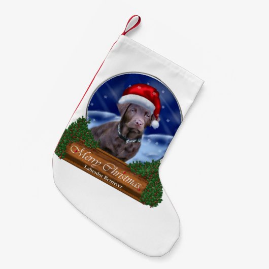 Petite Chaussette De Noël Labrador Retriever Christmas (Devant (Accrochage))