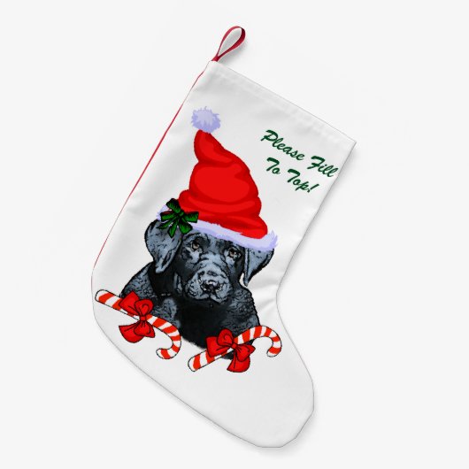 Petite Chaussette De Noël Labrador Retriever Christmas Joyeux (Devant (Accrochage))