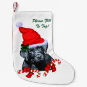 Petite Chaussette De Noël Labrador Retriever Christmas Joyeux (Devant)
