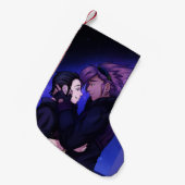 Petite Chaussette De Noël L'amour dans l'espace (Devant (Accrochage))