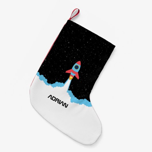 Petite Chaussette De Noël Lancement de fusées dans l'espace extra-atmosphéri