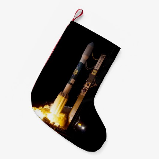 Petite Chaussette De Noël Lancement de la fusée Night Space (Devant (Accrochage))