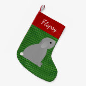 Petite Chaussette De Noël Lapin Oreille Pet Lop (Devant (Accrochage))