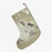 Petite Chaussette De Noël Lapins/bas Noël de lapins (Dos (Accrochage))