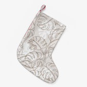 Petite Chaussette De Noël L'art botanique minimal sans couture motif. m trop (Devant (Accrochage))