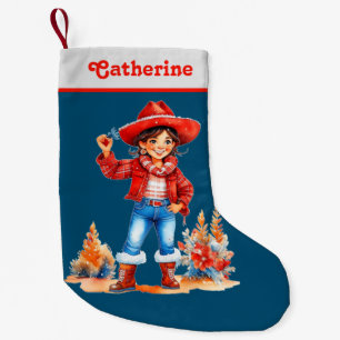 Petite Chaussette De Noël Latino Cowgirl Vaquera Noël