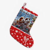 Petite Chaussette De Noël Le bas de Noël des cochons d'Inde (Devant (Accrochage))