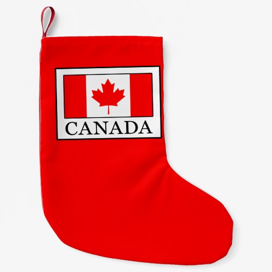 Petite Chaussette De Noël Le Canada (Devant)