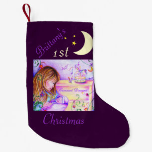 Petite Chaussette De Noël Le carrousel rêve le ęr bas de Noël de Deep Pur
