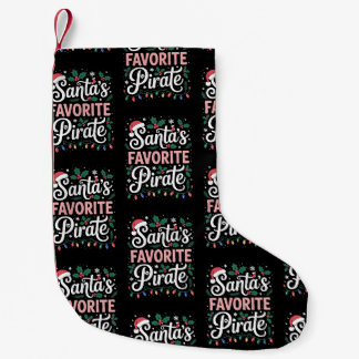 Petite Chaussette De Noël Le Crâne de Pirate de Noël préféré du Père Noël Lu