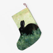 Petite Chaussette De Noël Le double noir de lapin de Lil a dégrossi (Dos (Accrochage))