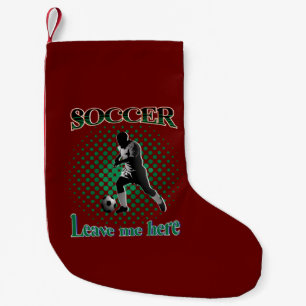 Petite Chaussette De Noël Le Football Me Laisse Ici 2021