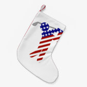 Petite Chaussette De Noël LE GOLF DES Patriotes ÉTATS-UNIS (Devant (Accrochage))
