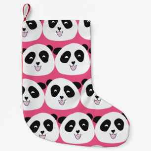 Petite Chaussette De Noël Le motif pour enfants Panda porte une répétition v