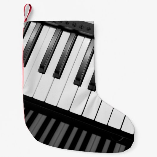 PETITE CHAUSSETTE DE NOËL LE PIANO (Devant)