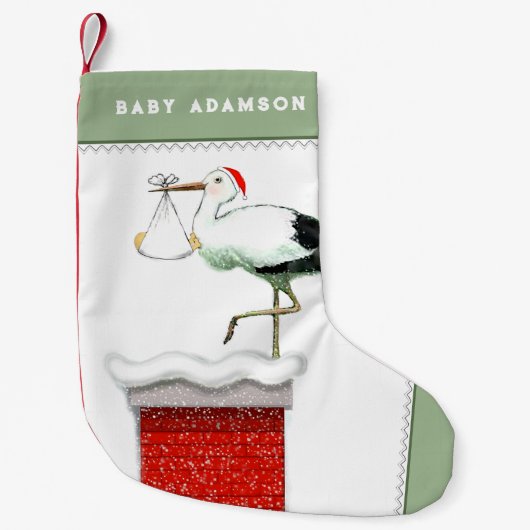 Petite Chaussette De Noël Le premier Noël de bébé (Devant)
