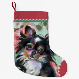 Petite Chaussette De Noël Le réveil de Noël du Chihuahua  Ornement