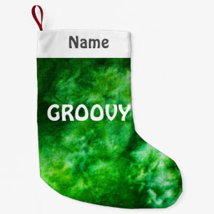 Petite Chaussette De Noël Le vert teignent en nouant super customisé