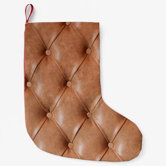 Petite Chaussette De Noël leather sofa background (Devant)