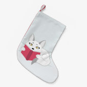Petite Chaussette De Noël Lecture Fox (Devant (Accrochage))