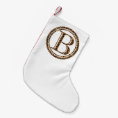 Petite Chaussette De Noël léopard B (Devant (Accrochage))