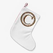 Petite Chaussette De Noël léopard C (Devant (Accrochage))