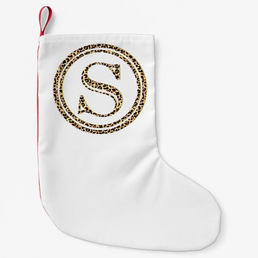 Petite Chaussette De Noël Leopard S (Devant)