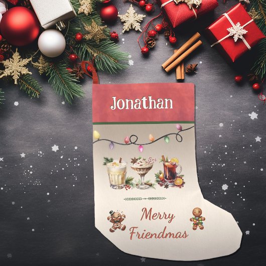 Petite Chaussette De Noël Les amis Noël