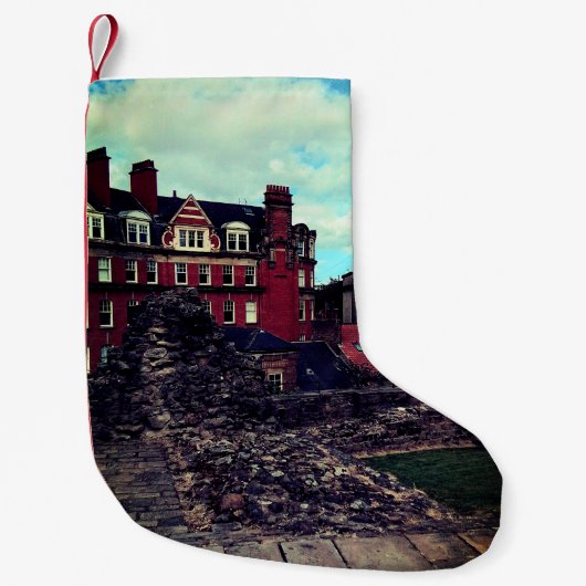 Petite Chaussette De Noël Les bâtiments de Newcastle (Devant)