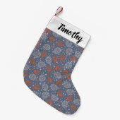 Petite Chaussette De Noël Les Boughs et les Pine (Devant (Accrochage))