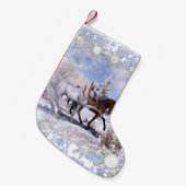 Petite Chaussette De Noël Les Chevaux de Noël (Devant (Accrochage))