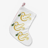 Petite Chaussette De Noël Les colombes de Noël (Devant (Accrochage))