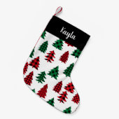 Petite Chaussette De Noël Les sapins de Noël (Devant (Accrochage))