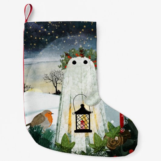 Petite Chaussette De Noël L'Esprit du Solstice d'Hiver (Devant)