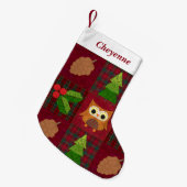 Petite Chaussette De Noël Lieu de Noël des bois (Devant (Accrochage))