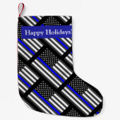 PETITE CHAUSSETTE DE NOËL LIGNE BLEUE (Devant)
