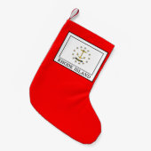 Petite Chaussette De Noël L'île Rhode (Devant (Accrochage))