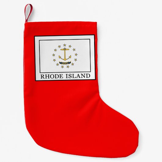 Petite Chaussette De Noël L'île Rhode (Devant)