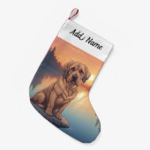 Petite Chaussette De Noël Limier (Devant (Accrochage))
