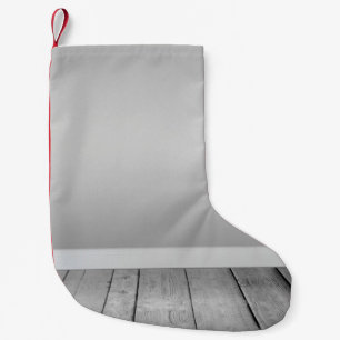 Petite Chaussette De Noël L'intérieur du mur des planches