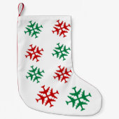 Petite Chaussette De Noël Livin' The Dream Aeroplane Stocking (Devant)