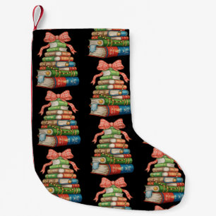 Petite Chaussette De Noël Livres d'Arbre de Noël Lecture Bibliothécaire Ense