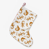 Petite Chaussette De Noël Lizards et caméléons motif sans soudure (Devant (Accrochage))